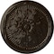 Ekena Millwork Luton Ceiling Medallion (Fits Canopies up to 3 1/2"), Hand-Painted Bronze, 21"OD x 2"P CM21LUBZS - alternate 1